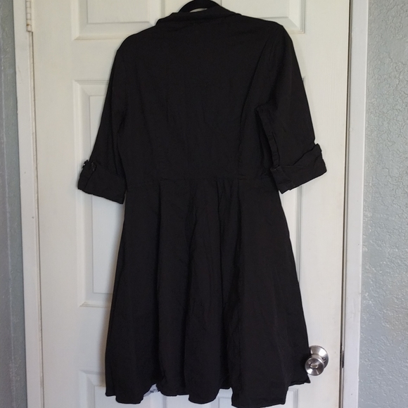 Retro Rockabilly style handmade XL dress floral - Picture 7 of 9